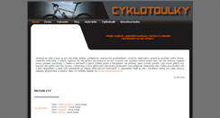 Desktop Screenshot of cyklotoulky.eu